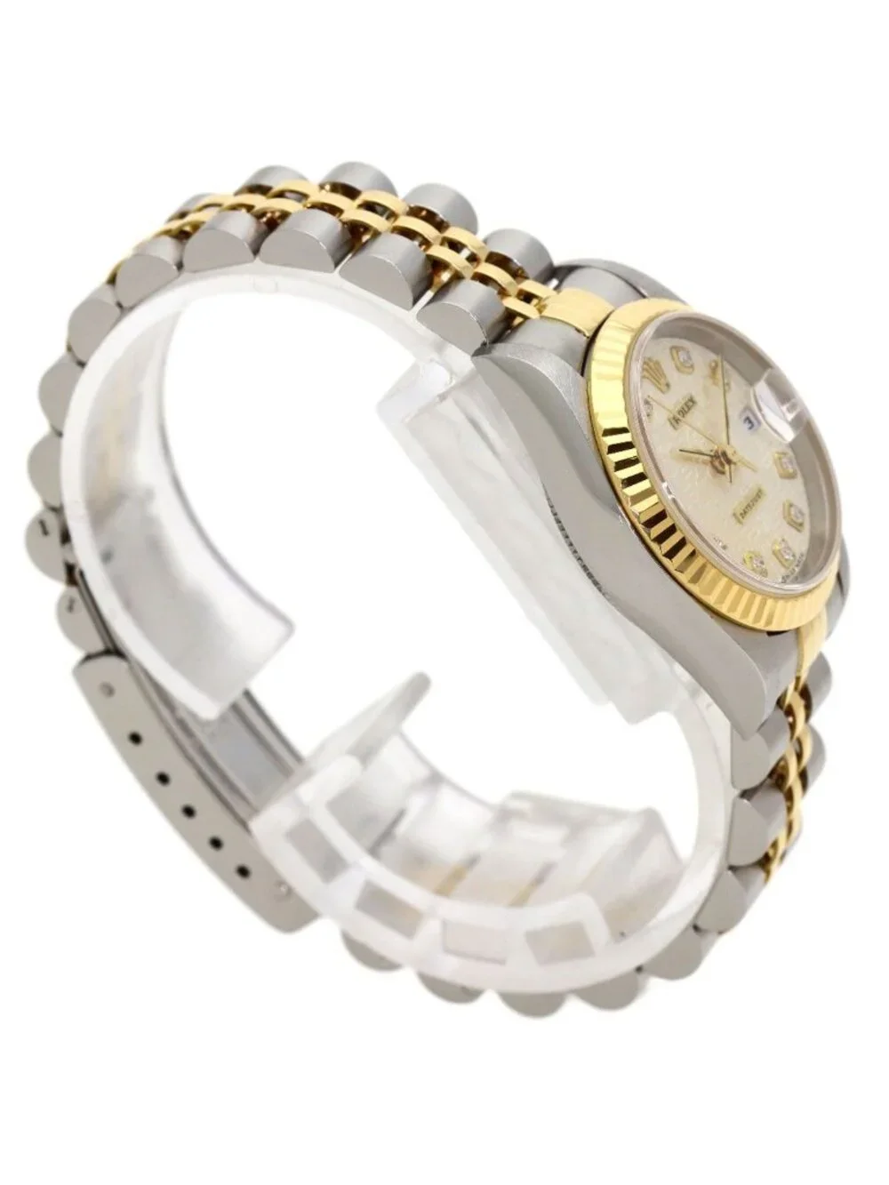 Rolex Datejust Diamond Watch SS Yellow Gold 18k
